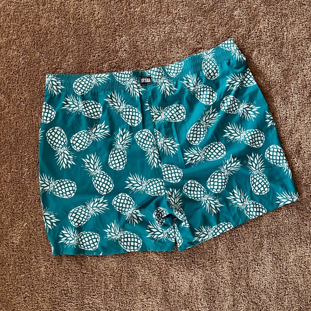 Brisira pineapple swim trunks